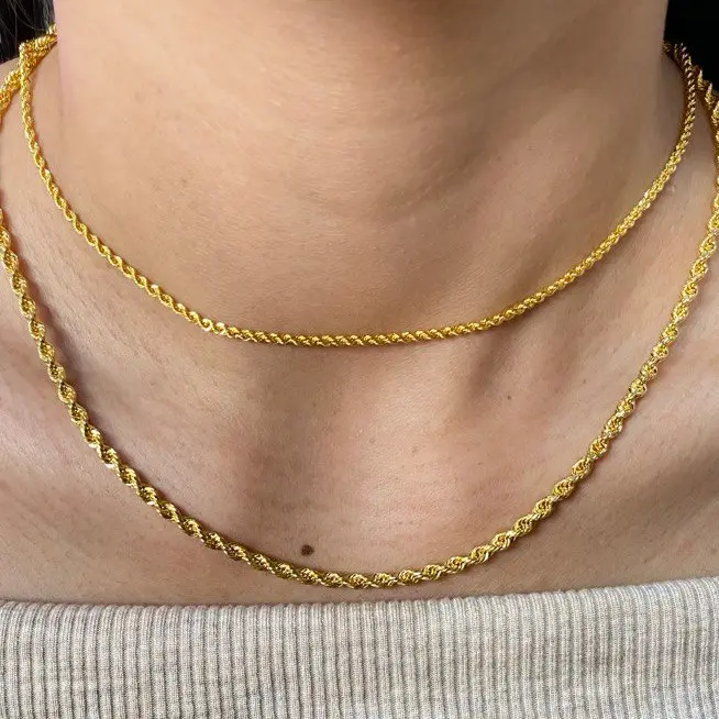 Kalung Emas Lilit Korea Collection- Rosegold 17k / Whitegold 17k / Yellowgold 16k 8