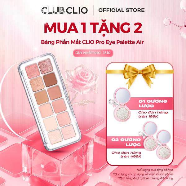 Bảng Phấn Mắt 12 màu CLIO Pro Eye Palette Air (7.2g)
