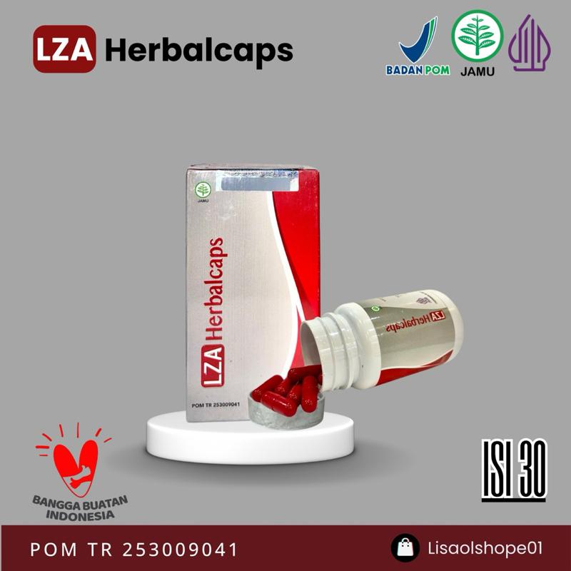 Product Introduction of LZA Herbalcaps isi 30 BPOM kemasan baru supleman kesehatan 1