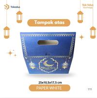 Gambar Dus Premium Lebaran|Dus Hampers Lebaran||Dus Kue Lebaran Premium/Mewah Glitter|Dus 21x8x25cm - Tokodus TKI - 1B Biru dari Tokodus TKI Kab. Bandung 3 Tokopedia