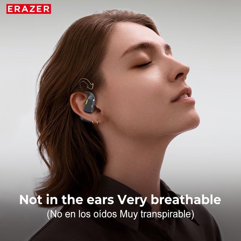 ERAZER XP6 AI Smart True Wireless Bluetooth Headset V5.4 TWS AI Real-time Translation Conversation Downloadable APP Download LED Touch Screen OWS Headphone Olahraga Gaming 3