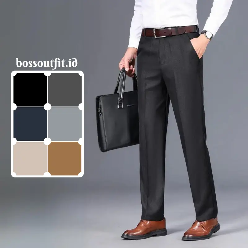 CELANA KANTOR FORMAL PRIA | KERJA | KOREAN FORMAL SLIM PRIA | CELANA PANJANG BAHAN KASUAL