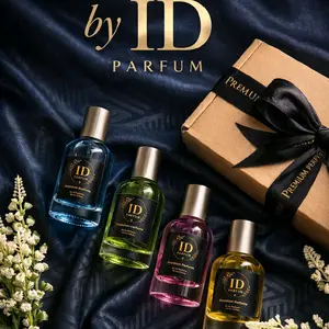 Parfum ID Paket Eksklusif 4 Botol Wangi Soft Elegan Mewah Floral Fruity Woody untuk Pria Wanita Hadiah Koleksi Pribadi Cewek Lembut