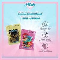 Gambar JBabe Mini Seamless Hair Bands - Ikat Rambut Kecil Tanpa Sambungan/Ikat Korea Mini/Elastis Halus - Black/Brown dari JBabe Indonesia Kota Administrasi Jakarta Barat 4 Tokopedia