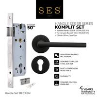 Gambar SES Gagang Pintu Handle SR 03 BM Sus 304 Pisah, Paket - HANYA HANDLE dari SES Official Store Kota Administrasi Jakarta Utara 2 Tokopedia