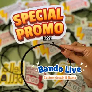 BANDO LIVE STREAMING COSTUM TULISAN GAMBAR WAJAH BIRTHDAY BRIDE TO BE Bando Tuing-Tuing costum wajah / aksesoris kepala / Ulang tahun / birthday / cetak / nama / bando per / K-Pop / konser / Pesta Ulang Tahun dan Konser K-Pop Headbands Putih Merah