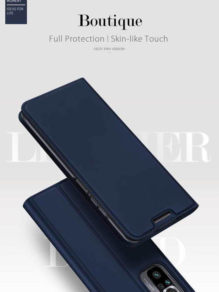Gambar DUX DUCIS SKINPRO Flip Cover Case Redmi Note 10 Pro Redmi Note 10 - Hitam, Redmi Note 10 dari Phone.Essentials Kota Administrasi Jakarta Utara Tokopedia