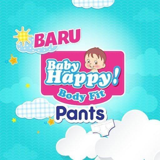 Baby Happy Body Fit Pants Popok Bayi Celana S 38+2 1