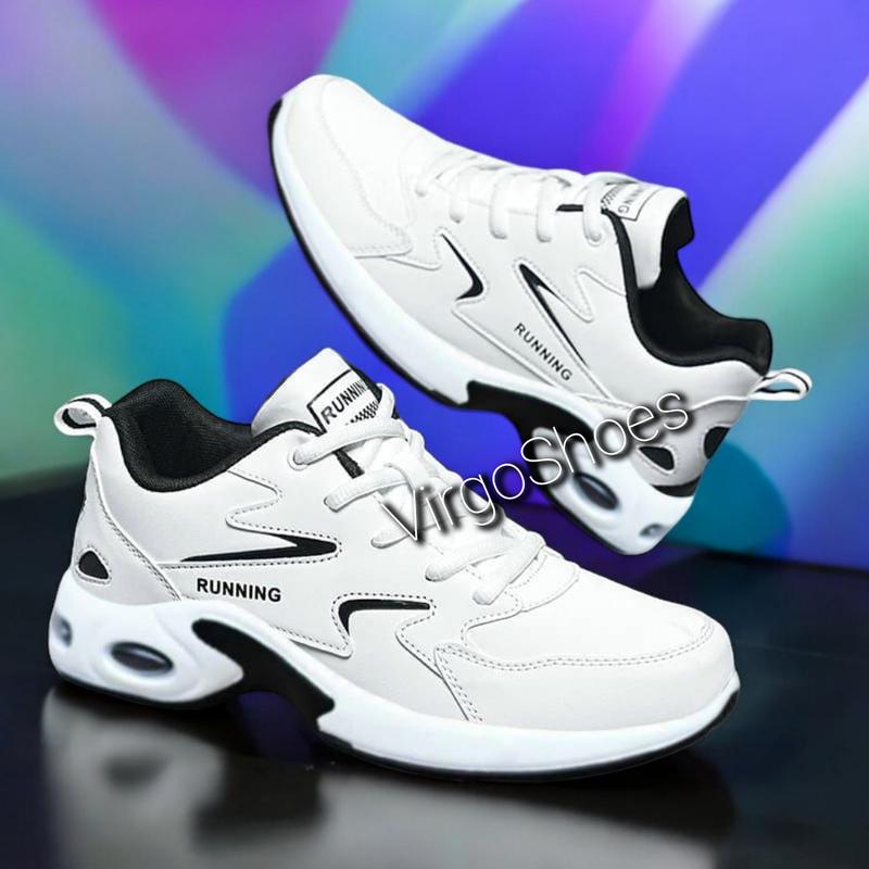 VR39K sepatu pria cowok cowo wanita cewek cewe olahraga sekolah sport sneakers lari murah dewasa hitam putih running shoes 2