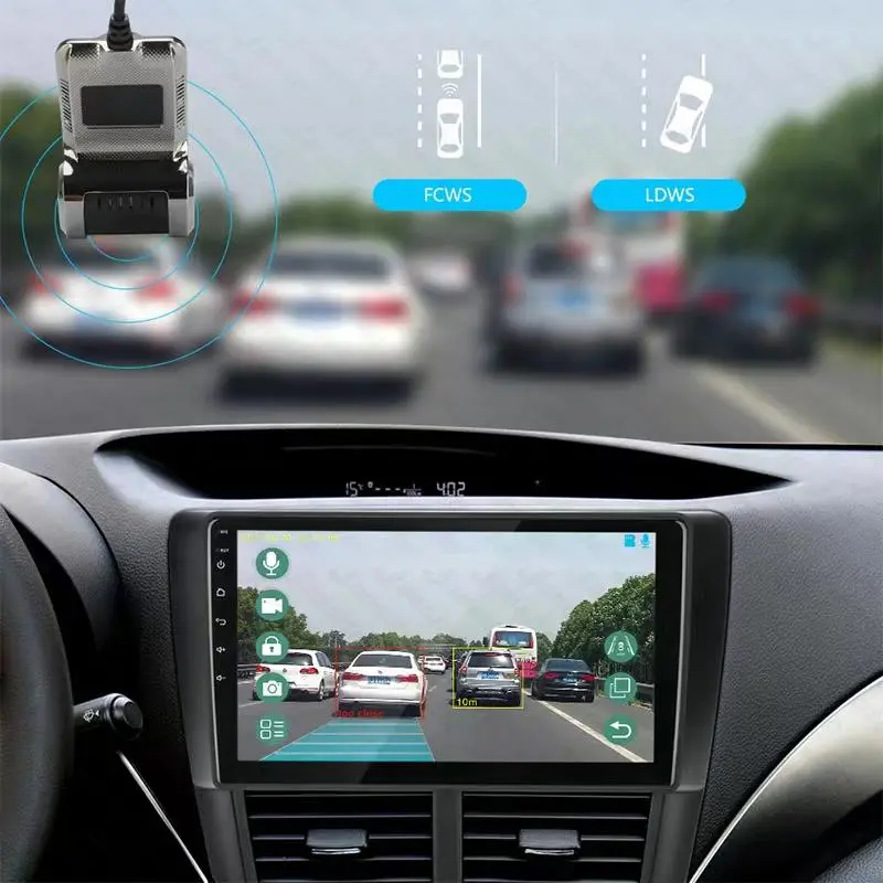 The Asero X Dashcam O1 dapat terhubung ke head unit, dilengkapi dengan WiFi dan resolusi HD 1080P Rekaman Loop Night Vision Anti Blur 2
