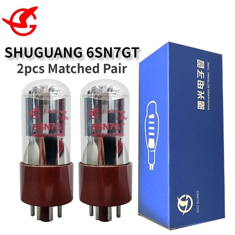 Product Introduction of SHUGUANG 6SN7GT Vacuum Tube Replaces 6SN7 6N8P-J 6H8C CV181-Z 6H8C 6N8P CV181 5692 HIFI Tube DIY Matched Quad Stereo Amplifier 9