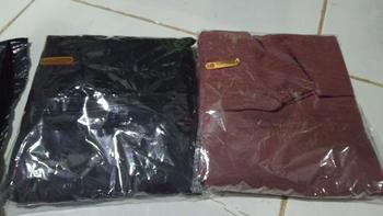 Product Review of (71k Get 3) Kerudung Instan Bergo Maryam Tali Non Pad Crinkle Airflow Size L - Muhajirin Hijab muslim syari Nyaman Panjang from N**a Y**5 2