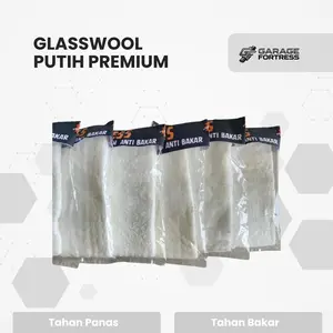 Fortress Glasswool Gaspul Gasbul Saswol Putih Anti Bakar Tahan Panas Universal untuk Knalpot Racing Bahan Premium