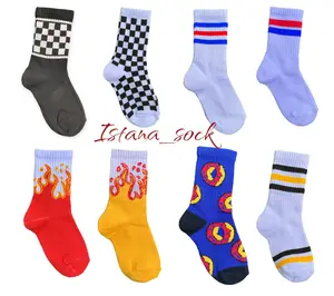 kaos kaki anak old school tk/sd | kaos kaki olah raga | kaos kaki sport panjang sebetis anak CEWEK COWOK UNISEX