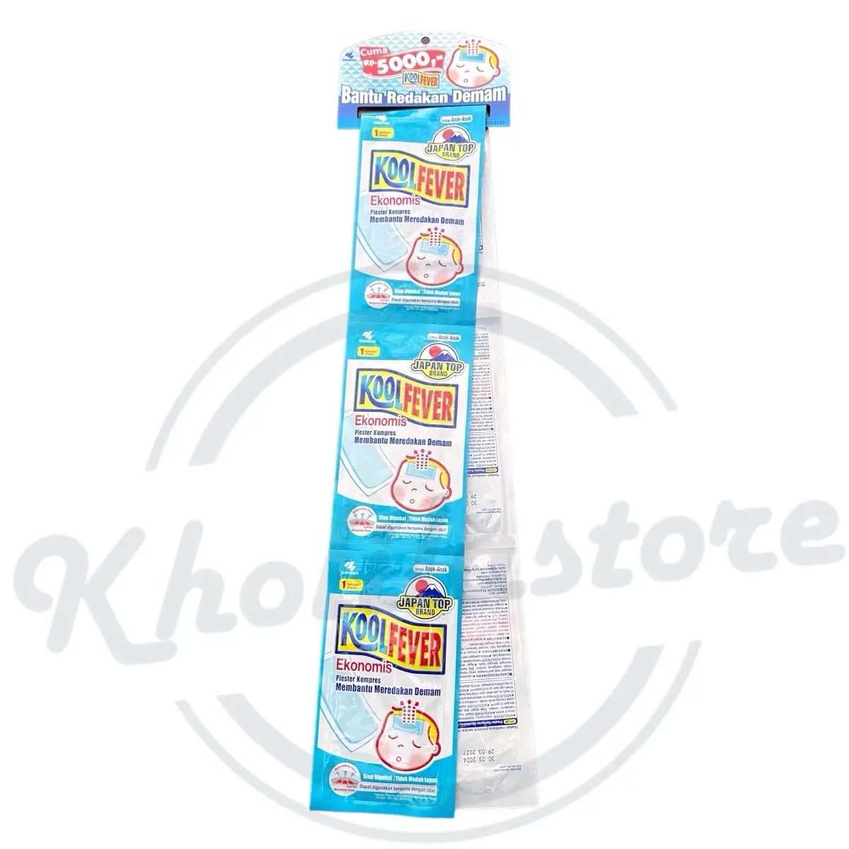 6 pcs Koolfever Ekonomis Kompres Kemasan Renceng