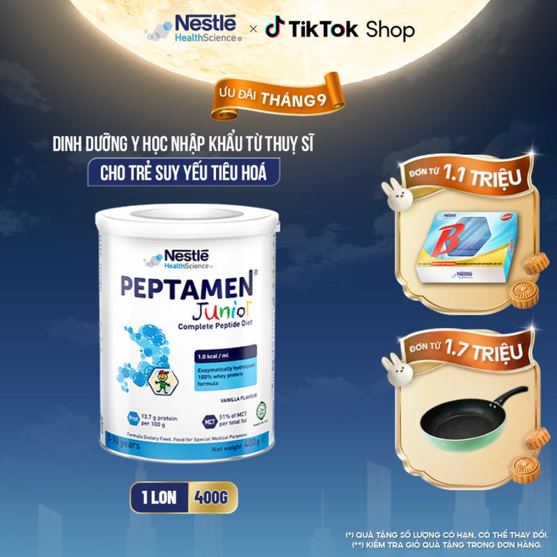 NESTLÉ PEPTAMEN JUNIOR Xuất Xứ Thụy Sĩ Hỗ Trợ Cho Trẻ Kém Hấp Thu Và Suy Giảm…
