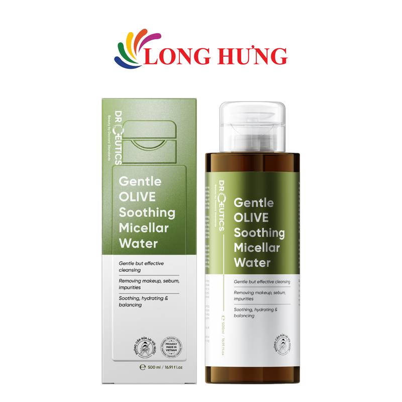 Nước tẩy trang DrCeutics Ultra-Mild Soothing Milky Olive Cleansing Water 310ml 480ml 500ml