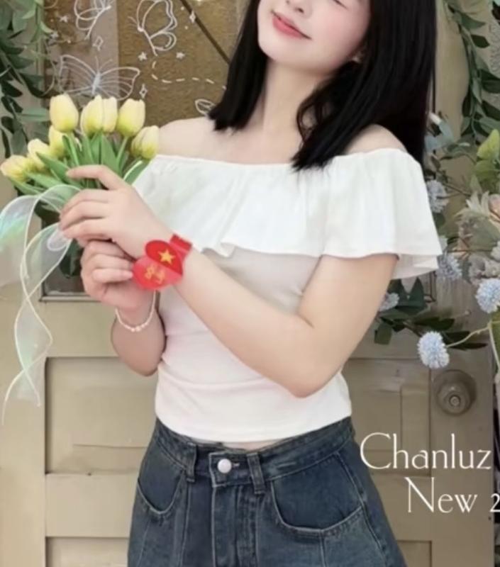 MẪU ÁO TRỄ VAI BÈO ĐIỆU ĐÀ dễ thương chấttane hàn nhí mềm mát co giãn size từ 40-62kg