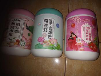Product Review of Bubuk teratai Paket Hemat 3 Toples 500gr(random)logo halal from Q**a 1