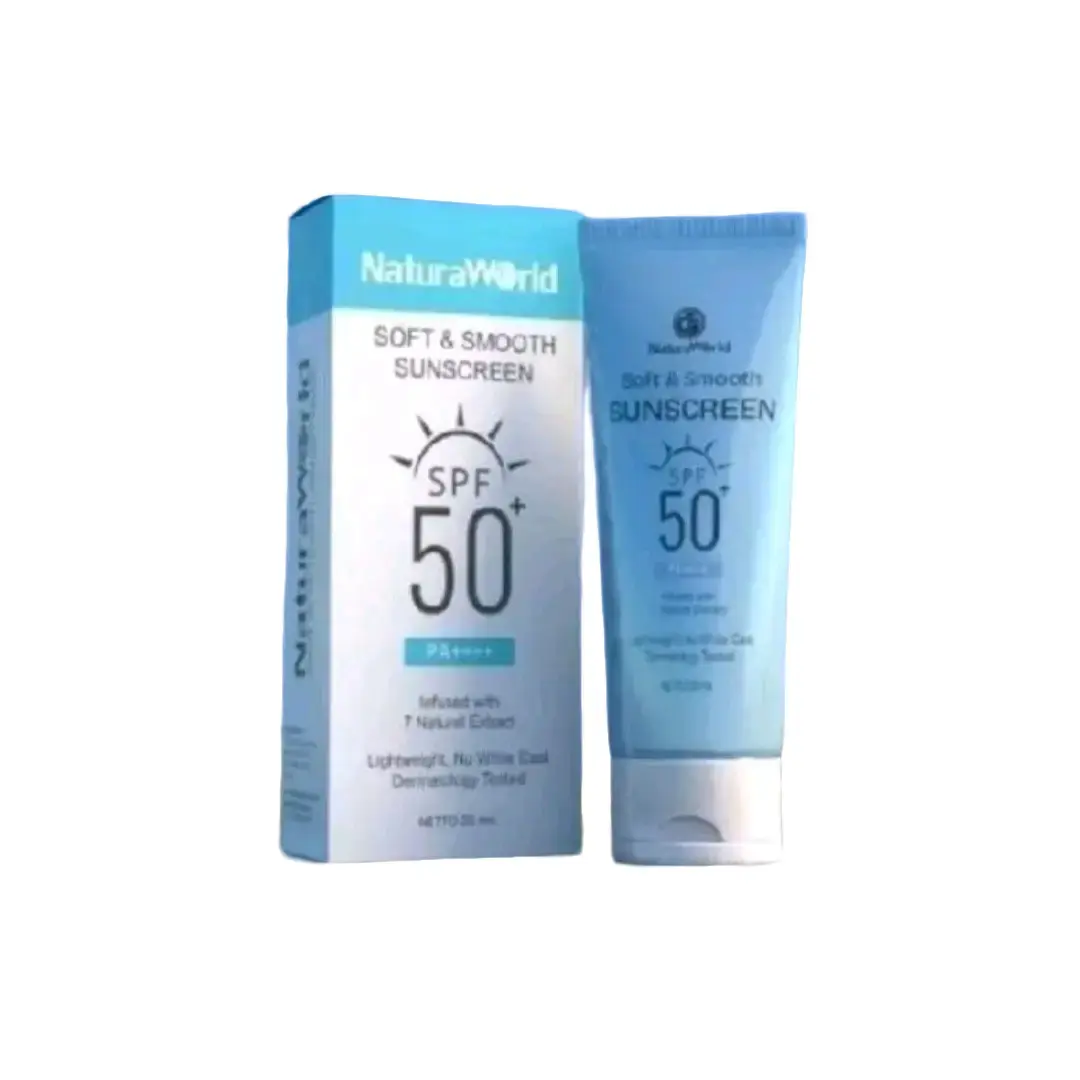 sunscreen naturaworld soft & smoth Facial Mencerahkan Wajah