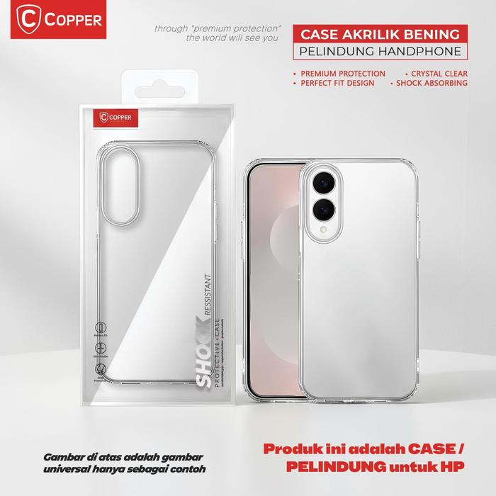 Gambar COPPER Case For Poco X3 NFC - Acrylic Bening / Clear dari Copper Indonesia Kota Administrasi Jakarta Barat Tokopedia