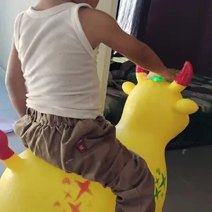 Jumping Kuda Mainan Anak Edukatif & Aman Bisa Bunyi dan Kelap-Kelip Tahan Beban 70KG Cocok untuk Usia 1-5 Tahun Hadiah Ulang Tahun