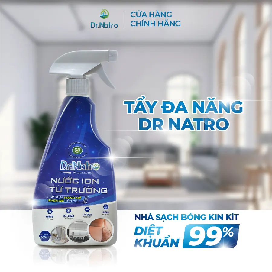Siêu Tẩy Đa Năng Dr.Natro Làm Sạch Mọi Bề Mặt, Loại Bỏ Mùi Hôi, Khử Khuẩn 500ml