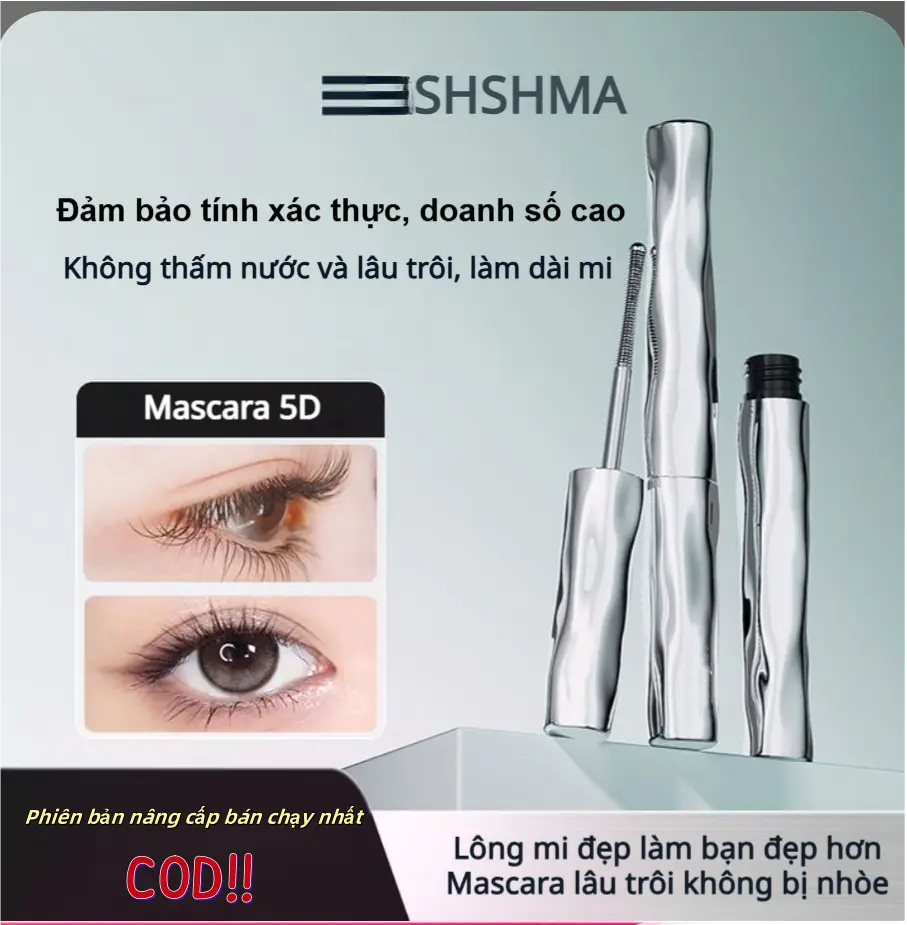 Mascara Nối Dài, Ba Chiều 3D, Kem lot mi chông nuóc,Không Thấm Nước, Lâu Trôi, Uốn Cong, Không Nhòe, Tạo Hình, Ống Thép Tự Nhiên, Lớp Nền Lông Mi, Mỹ Phẩm Sơn lông mi