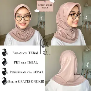LUNA HIJAB - BERGO SPORT PET TEBAL SIZE S