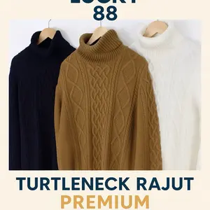 Turtleneck Rajut Premium Baby 10 Top Dress Rajut Wool Musim Dingin Winter Sweater