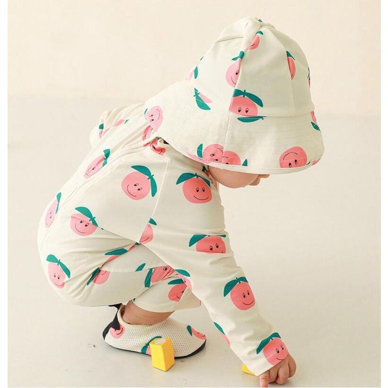 Product Introduction of Children's Boys and Girls Long Sleeve Sun Protection 1 7 Years Old Swimsuit Surfing Suit Infants Baby Swimming 19