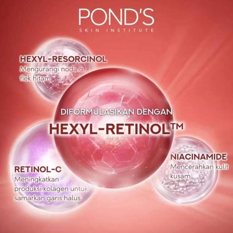 Ponds Age Miracle Hexyl Retinol Niacinamide Day / Night Cream 9gr Facial Vitamin Wajah 5