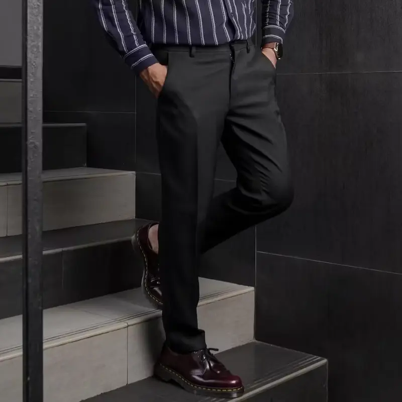 ￼STARLINE Celana Formal Pria Slim Fit / Celana Bahan 2