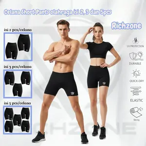celana short pendek isi 5pcs Celana olahraga pendek isi 3pcs Celana baselayer pendek celana shot pendek celana daleman pendek peia wanita Futsal Sport shot pendek olahraga size jumbo murah meriah