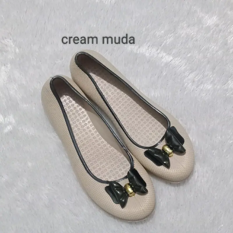 Sepatu Wanita Karet Flat Shoes Jelly (37-40) 7