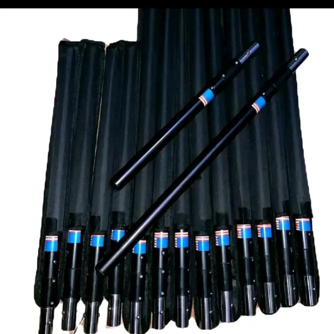 Kembar Tongkat hiking sambung stainless untuk camping Outdoor