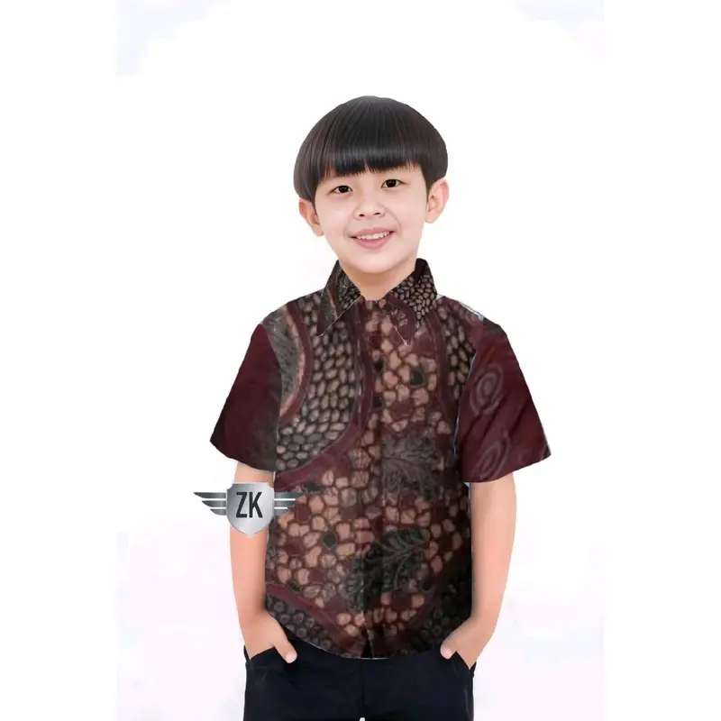 Baju Batik Ayah Dan Anak Cowok Lengan Panjang Pendek Usia 2 Sampai 10 Tahun Motif Terbaru Bahan Premium Couple Batik Keluarga Ayah Dan Anak Laki-laki Kekinian Halus 8