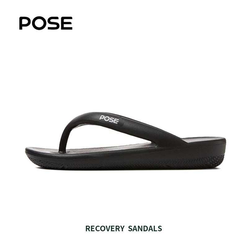 【MAMI LOUISSE 2.21 Exclusive X POSE】POSE Jelly sandal jepit Anti-selip Nyaman Tahan aus lampu dalam di luar ruangan pria dan wanita pasangan Santai Serbaguna cantik Kepopuleran 2024 musim panas Produk baru Coklat Kasual Merah Hitam Sendal P3249401 6