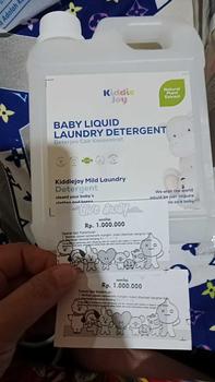 Product Review of Kiddiejoy Baby Liquid Detergen Bayi / Baby Laundry Detergent Liquid 1000 ml Eco-friendly from e**u 0