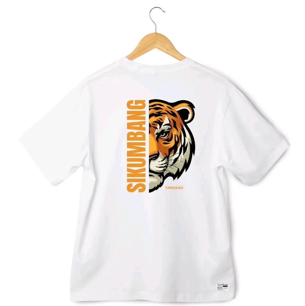 KAOS SIKUMBANG HARIMAU KAOS MINANG BAHAN COTOON COMBED 24s