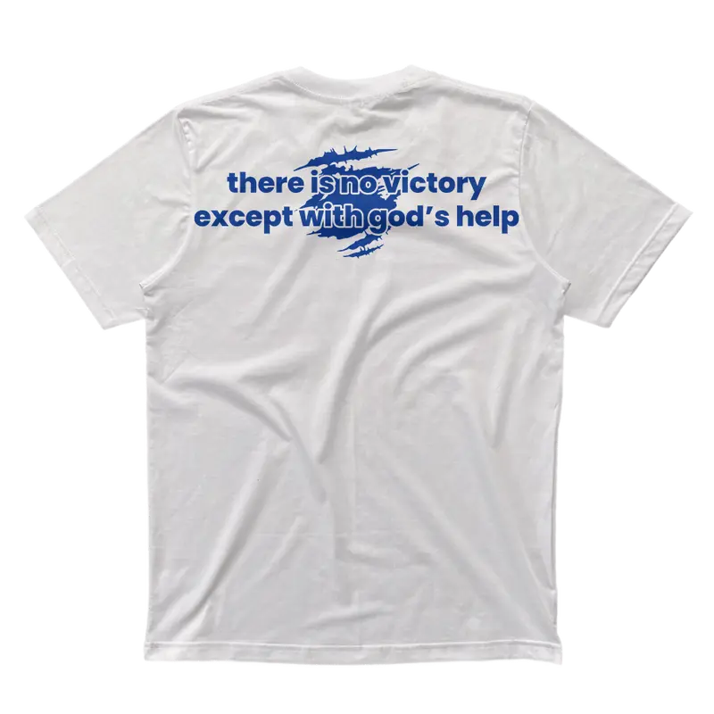 Tshirt Simply Trident There Is No Victory Except With God's Help | Kaos Pagar Nusa | EightySix Merch 4