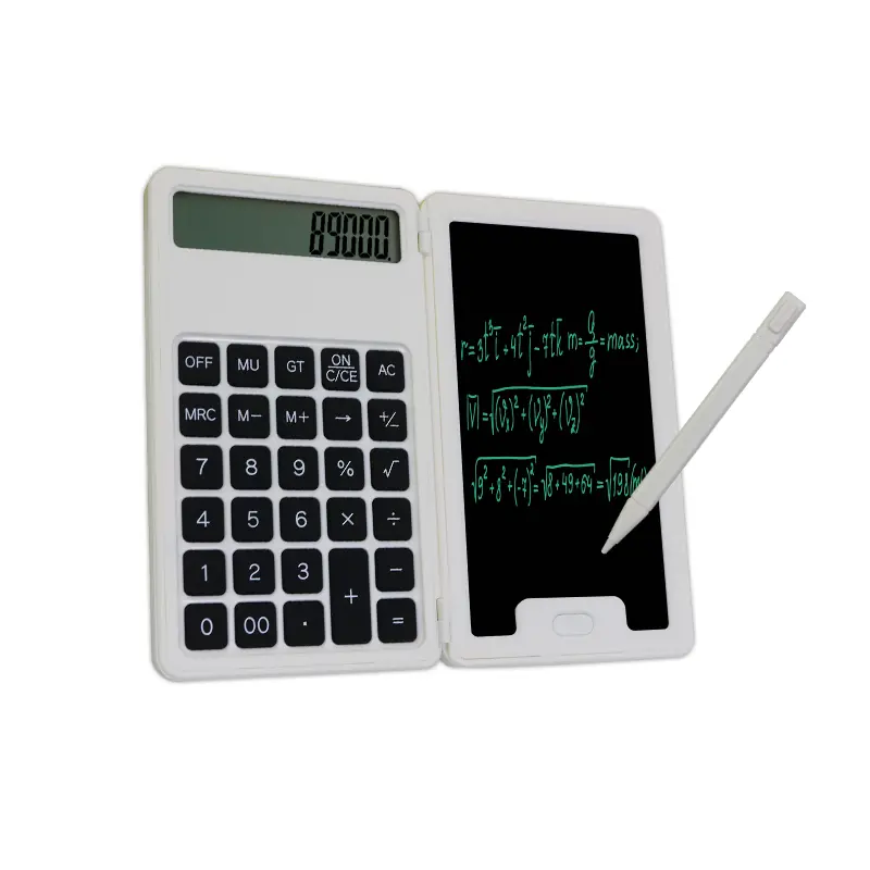 Portable Writing Pad Calculator/ Foldable Calculator With Notepad