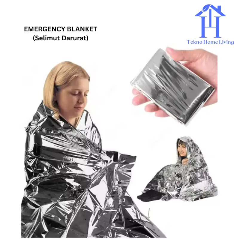 Camping Emergency Blanket Selimut Darurat Tahan Air