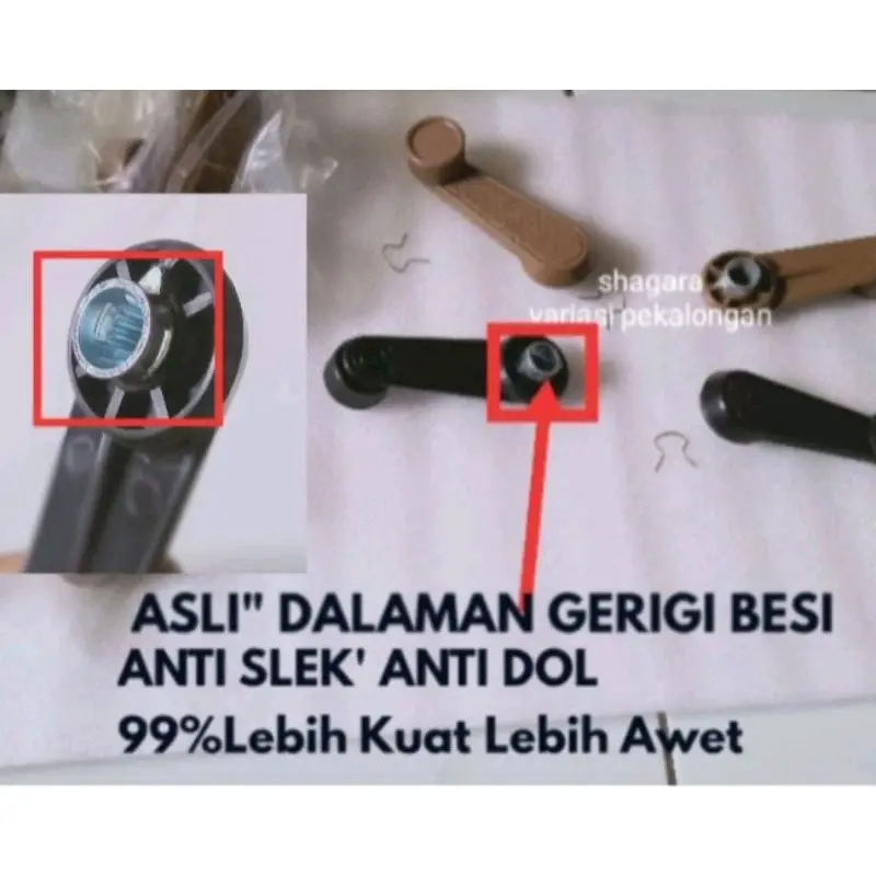 PUTARAN NAIK TURUN KACA MOBIL GEAR FUL BESI / ENGKOL NAIK TURUN KACA / ONTHEL NAIK TURUN KACA Accessories Car Motorcycle