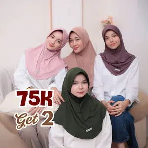 Tiebymin - Tyana Bergo Oval Syar'i Ukuran M