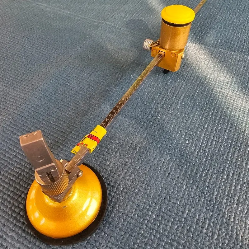 Alat Pemotong Kaca Lingkaran 360° diameter 50/100cm Gold Circle Glass Cutter 50cm/100cm Logam 8