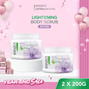 Shinzui Skin Lightening Body Scrub Myori 200gr isi 2pcs