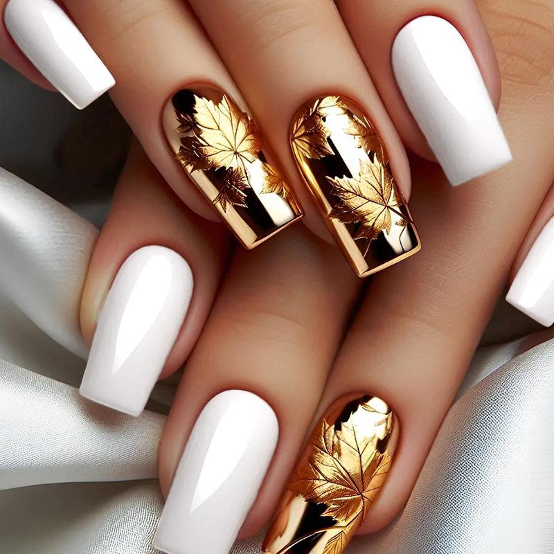 Kuku Palsu Extension 24pcs Nails / Kuku  Palsu Motif Free Lem Cair Kuku panjang 3