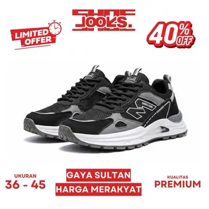 Sepatu Sneakers Casual Unisex LX-9 Pria Wanita Nyaman Ringan Empuk Cocok Harian Daily Wear Sporty Running