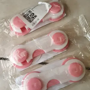 LAKOE Baby Safety Lock Kunci Pengaman Pintu Laci/Kunci Lemari Pakaian Kulkas Baby Safety Lock Bayi Blue White